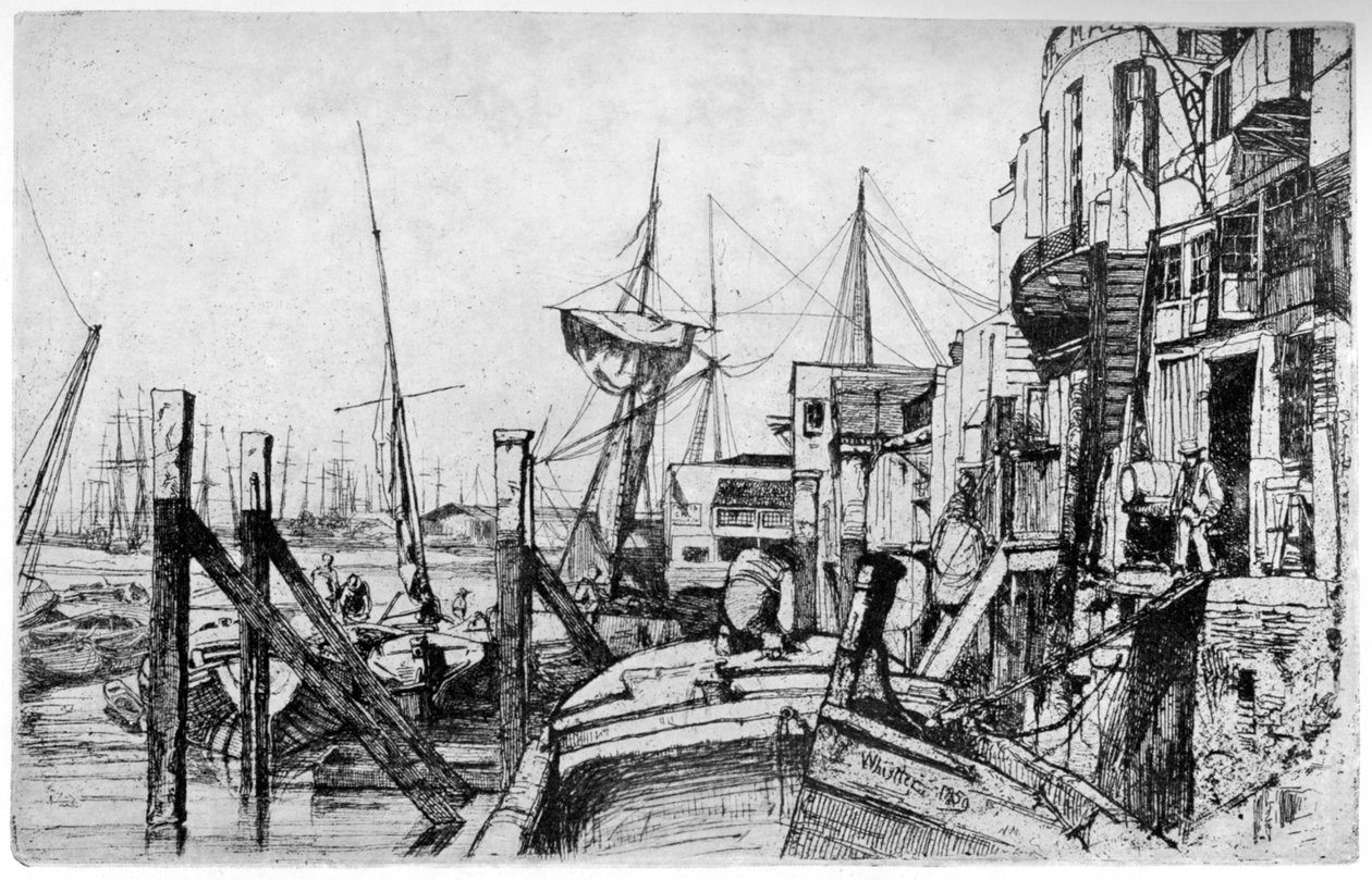 Lipa, XIX w. 1904. autorstwa James Abbott McNeill Whistler