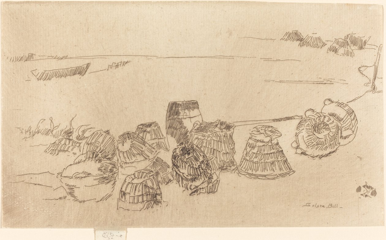 Garnki z homarami, ok. 18801881. autorstwa James Abbott McNeill Whistler