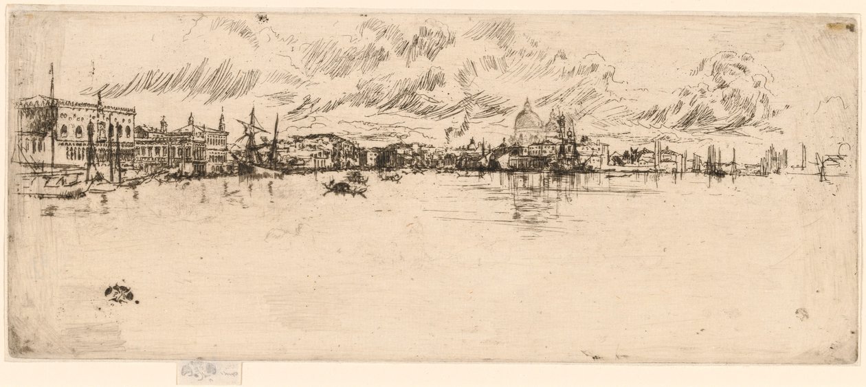 Długa Wenecja, 18791880. autorstwa James Abbott McNeill Whistler