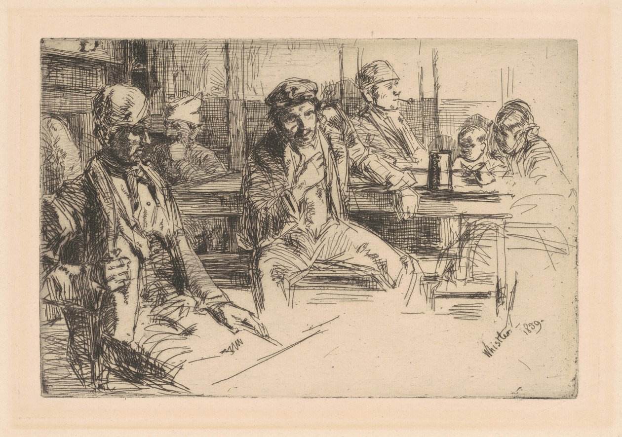 Dokerzy, 1859. autorstwa James Abbott McNeill Whistler
