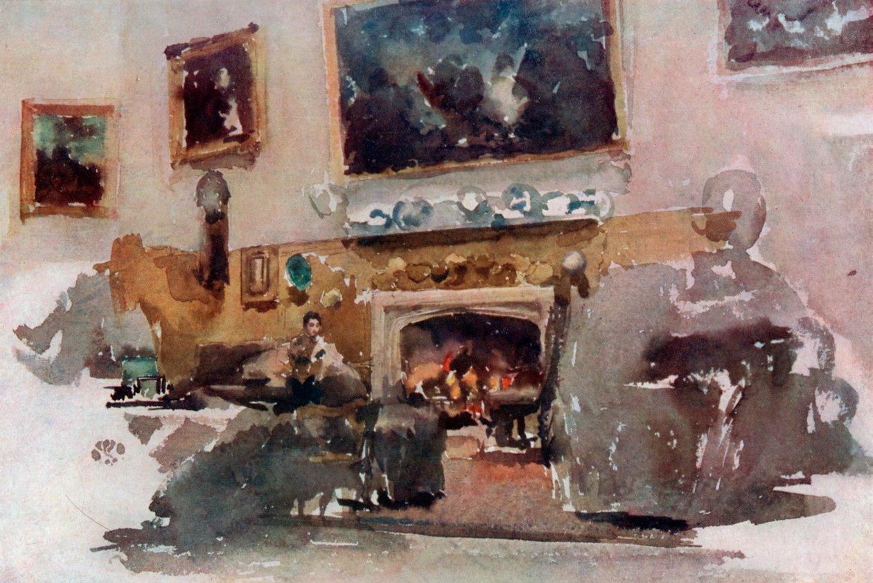 Moreby Hall, ok. 1883 1904. autorstwa James Abbott McNeill Whistler