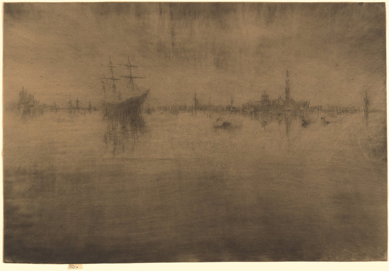 Nokturn, 18791880. autorstwa James Abbott McNeill Whistler