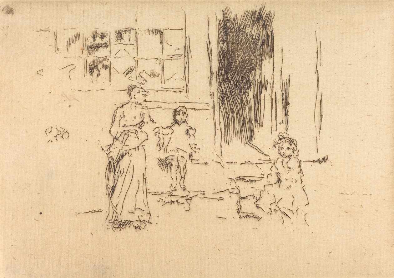 Halka Lane, ok. godz. 18861888. autorstwa James Abbott McNeill Whistler