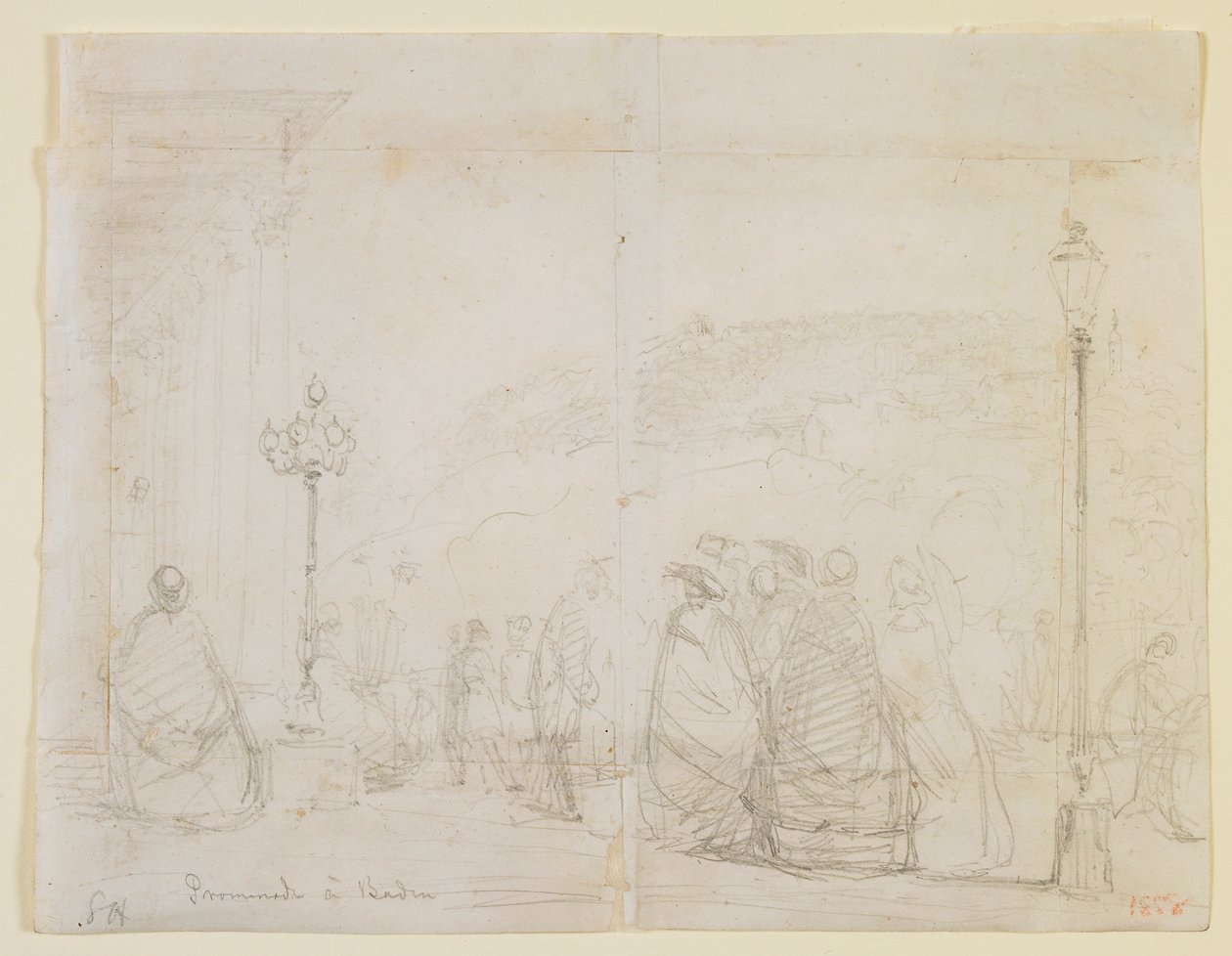 Spacer w Baden, 1858. autorstwa James Abbott McNeill Whistler