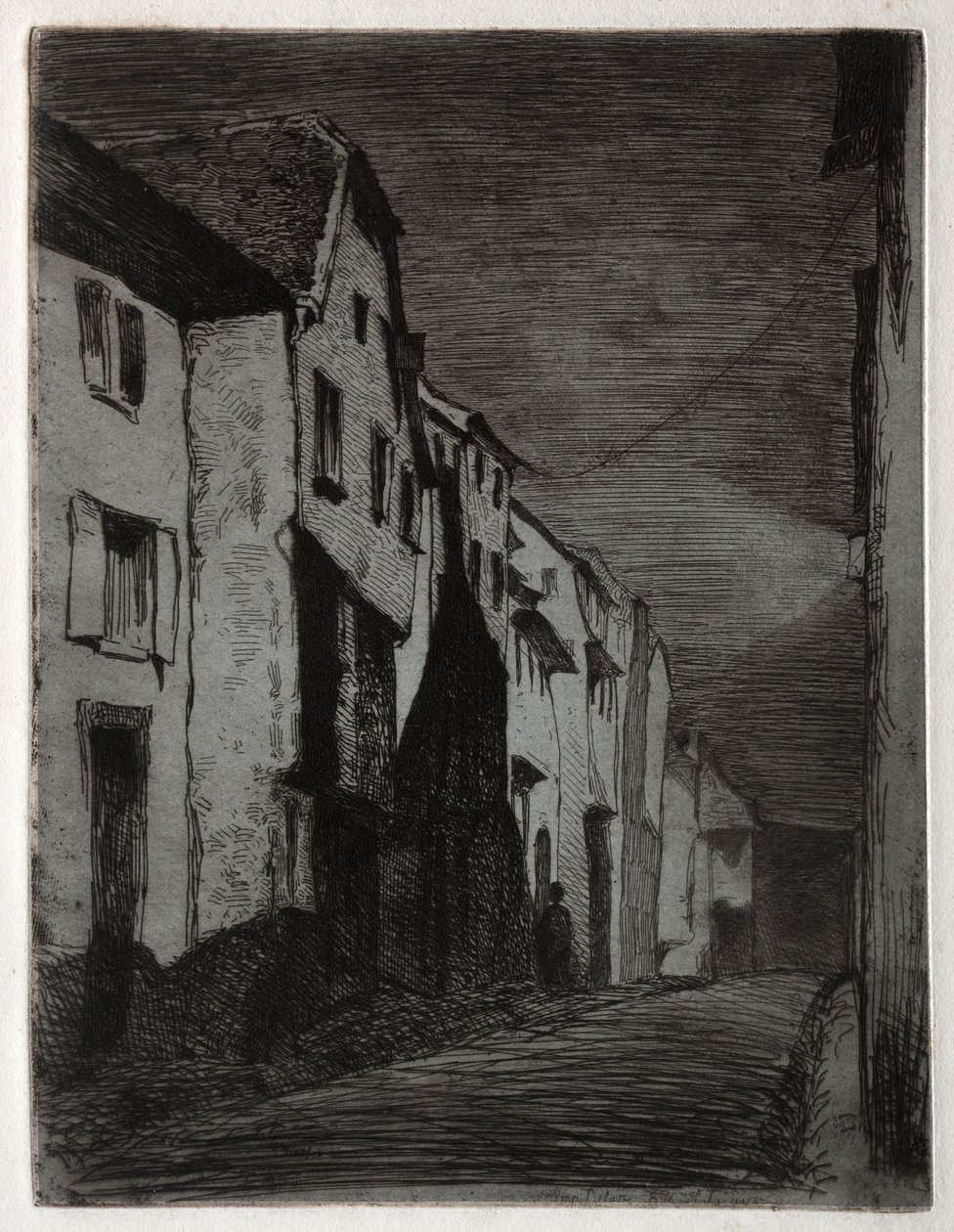 Ulica w Saverne. autorstwa James Abbott McNeill Whistler