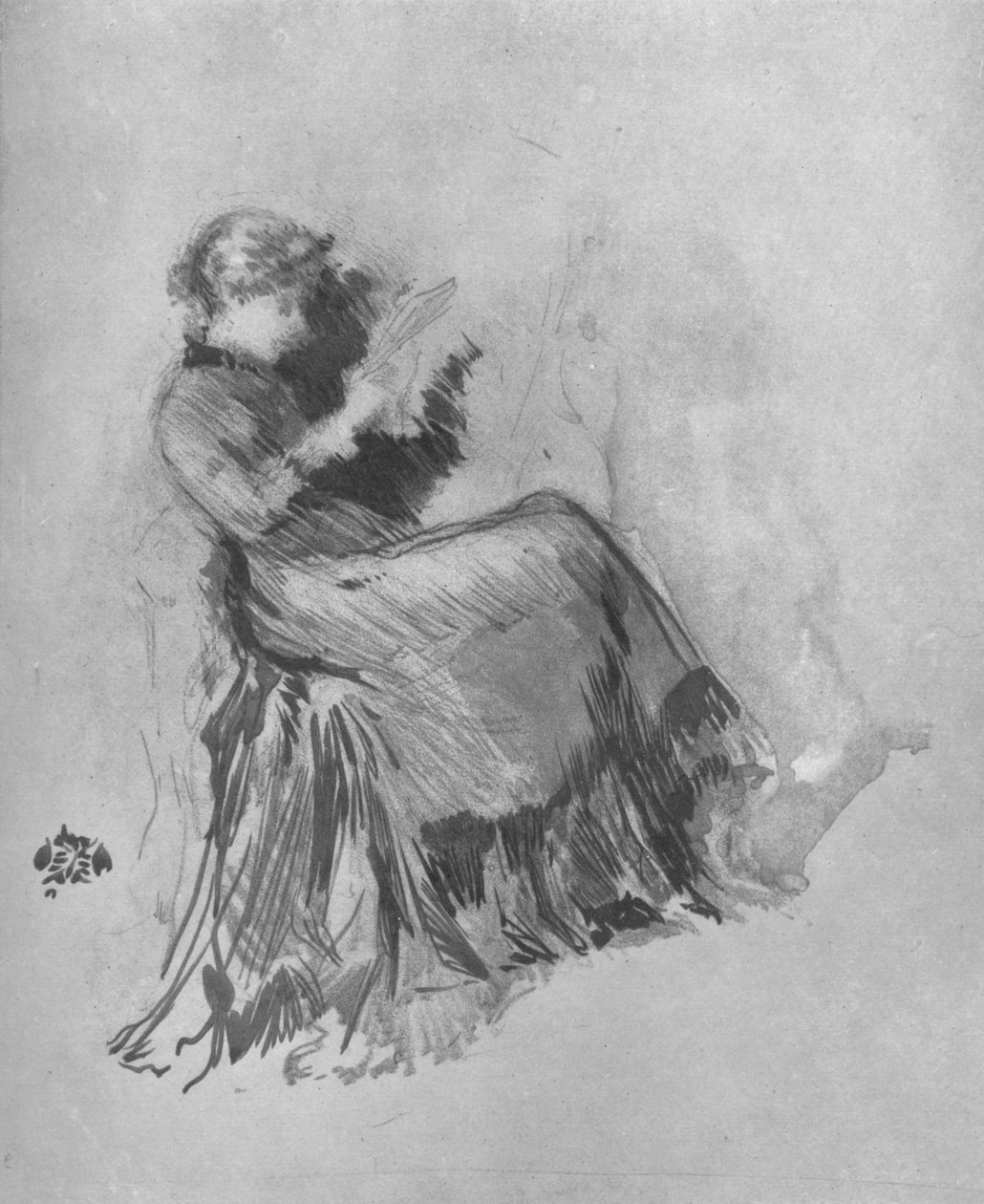 Studium, ok. 1880, 1904 r autorstwa James Abbott McNeill Whistler