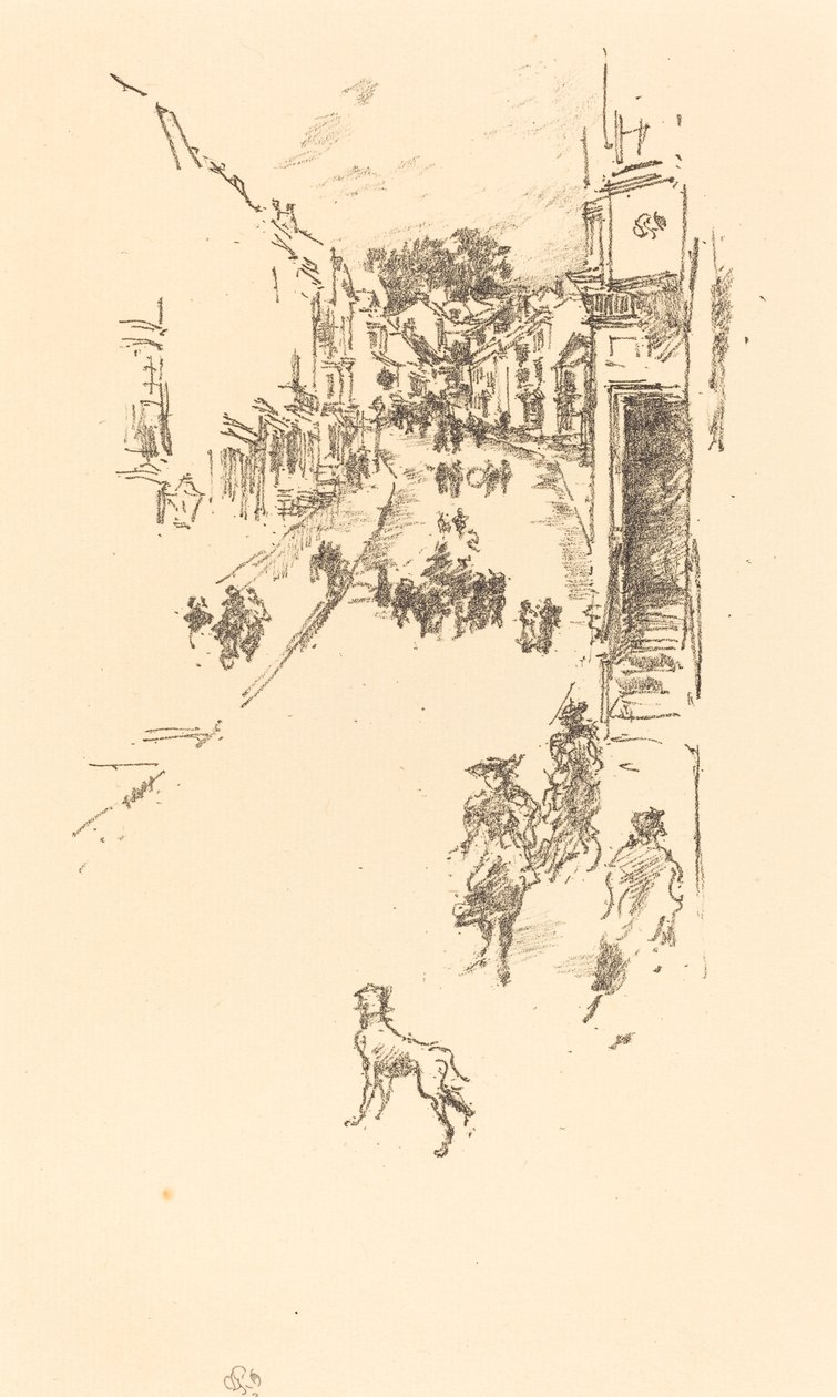 Niedziela, Lyme Regis, 1895. autorstwa James Abbott McNeill Whistler