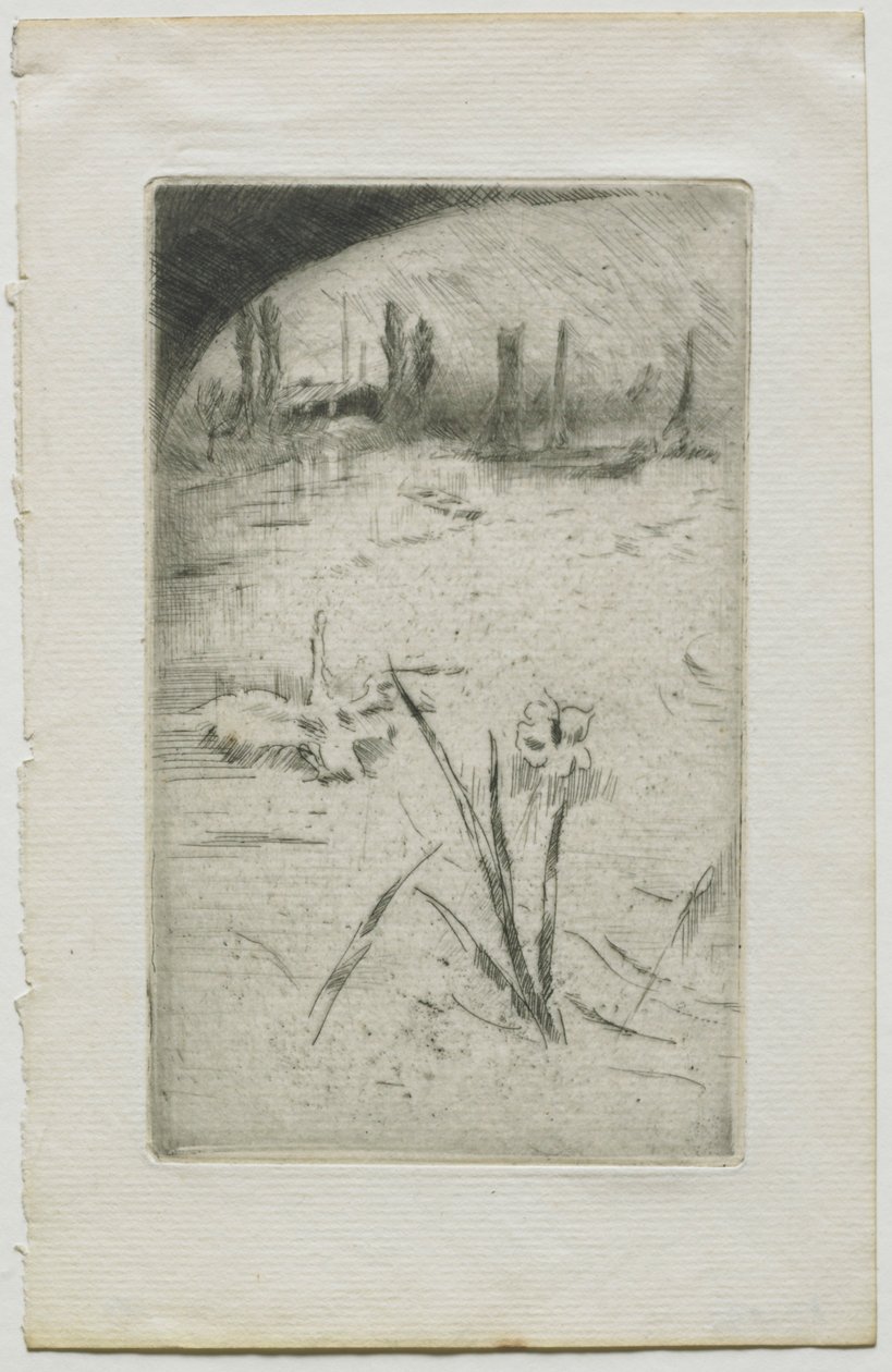 Łabędź i Irys, 1883. autorstwa James Abbott McNeill Whistler