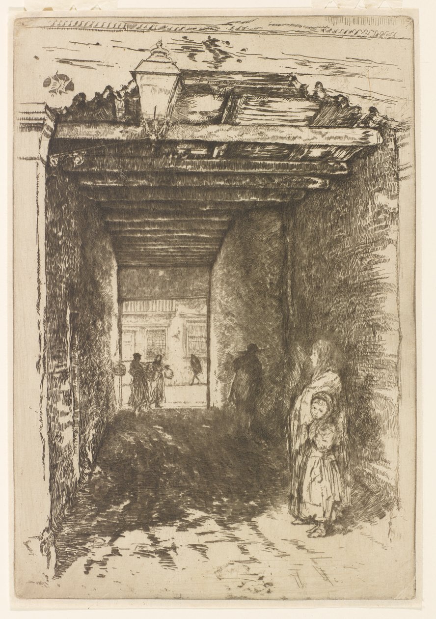 Żebracy, 1879-1880. autorstwa James Abbott McNeill Whistler