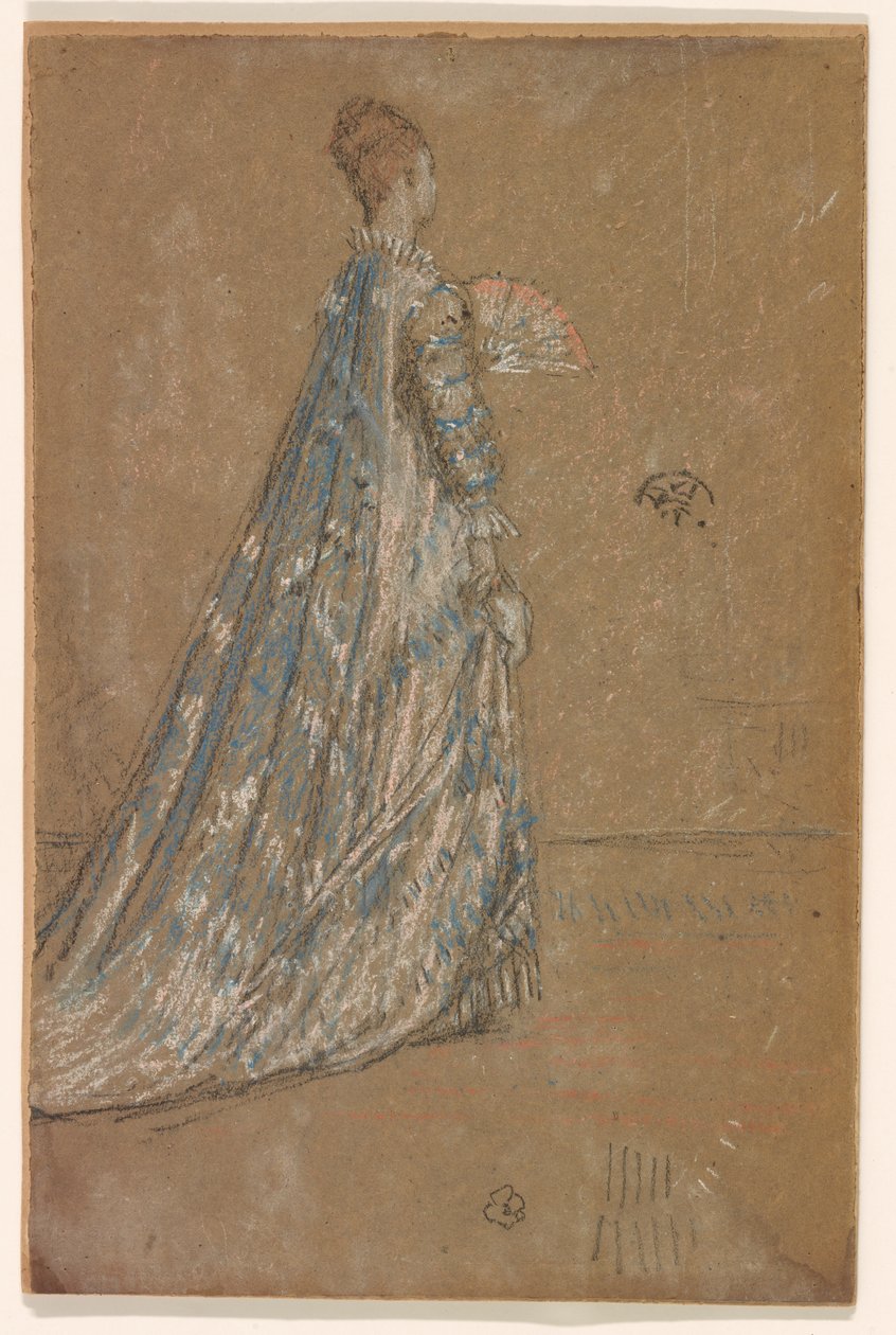 Niebieska sukienka, 1871. autorstwa James Abbott McNeill Whistler