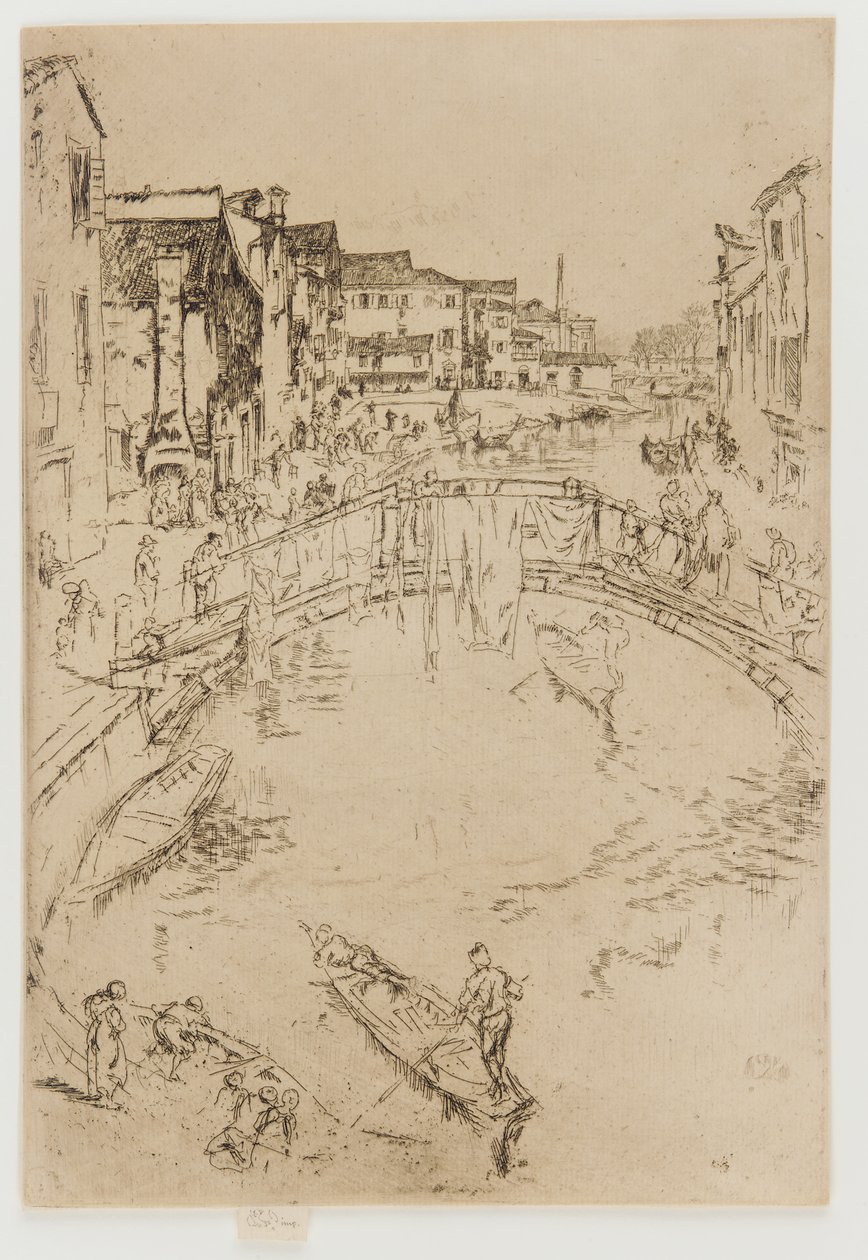 Most, Santa Marta, 1879-1880. autorstwa James Abbott McNeill Whistler