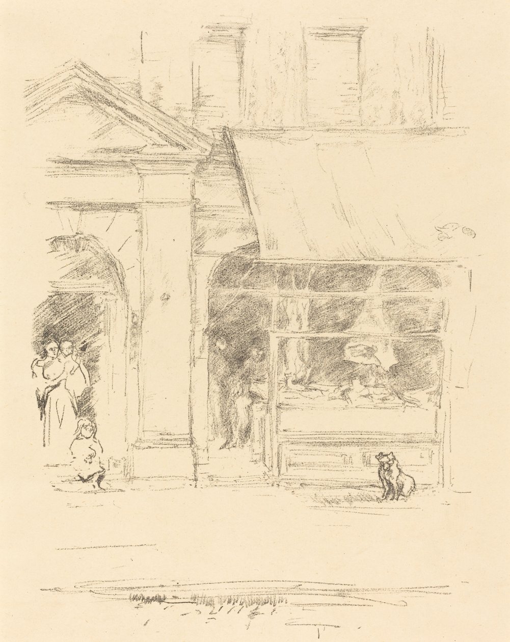 Pies Rzeźnika, 1896. autorstwa James Abbott McNeill Whistler