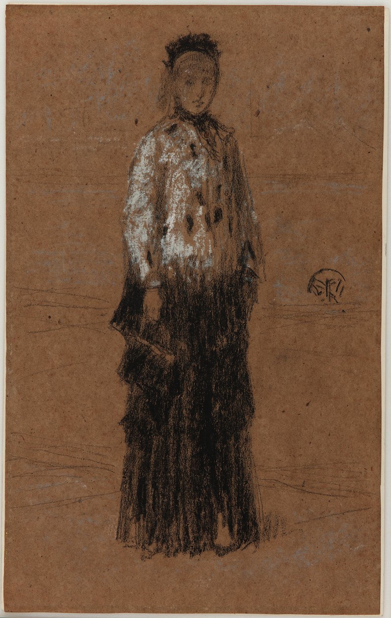 Płaszcz gronostajowy, 1870-1873. autorstwa James Abbott McNeill Whistler