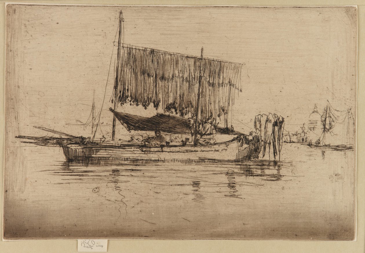 Łódź rybacka, 1879-1880. autorstwa James Abbott McNeill Whistler