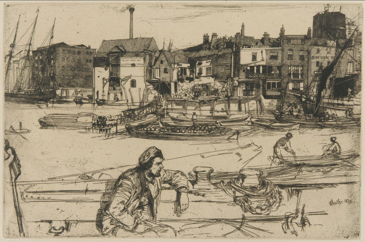 Kuźnia, 1861. autorstwa James Abbott McNeill Whistler