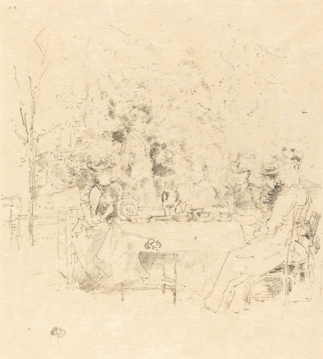 Ogród, 1891. autorstwa James Abbott McNeill Whistler