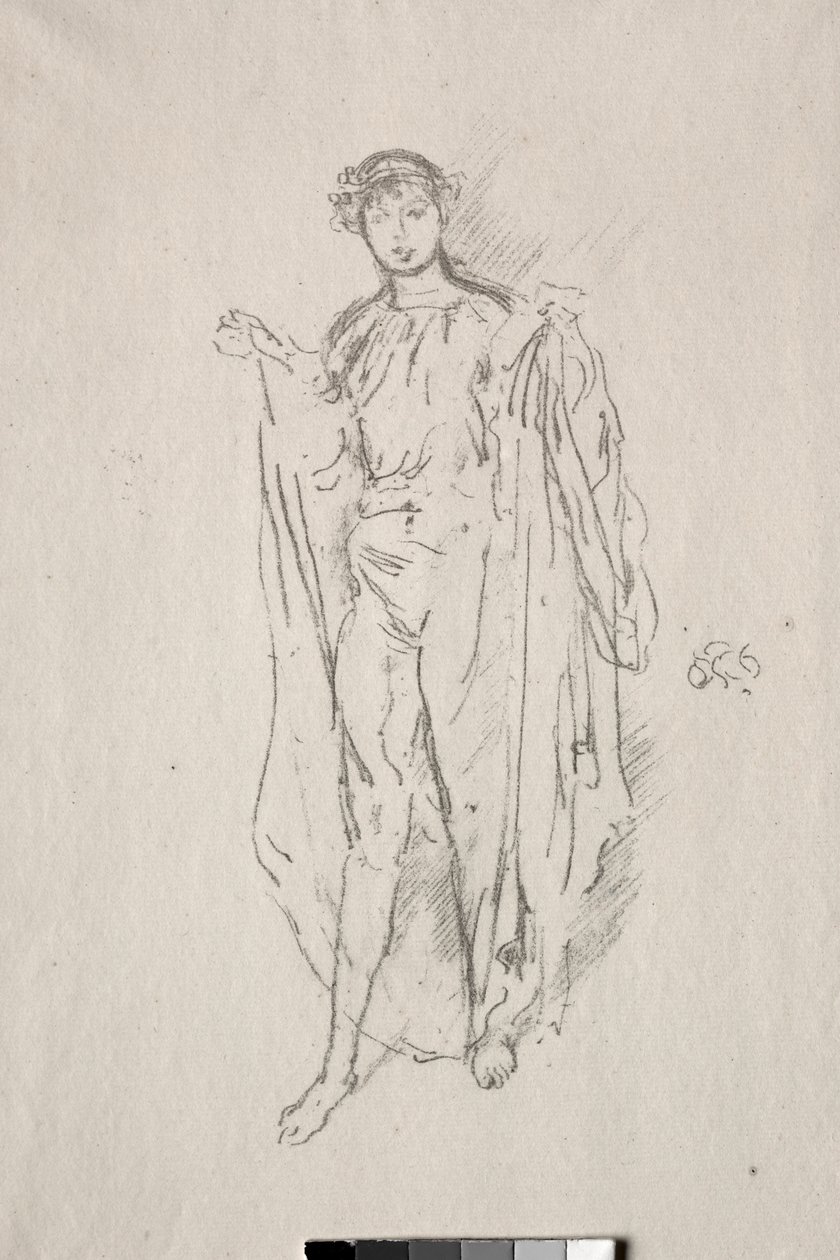 Dziewczyna. autorstwa James Abbott McNeill Whistler