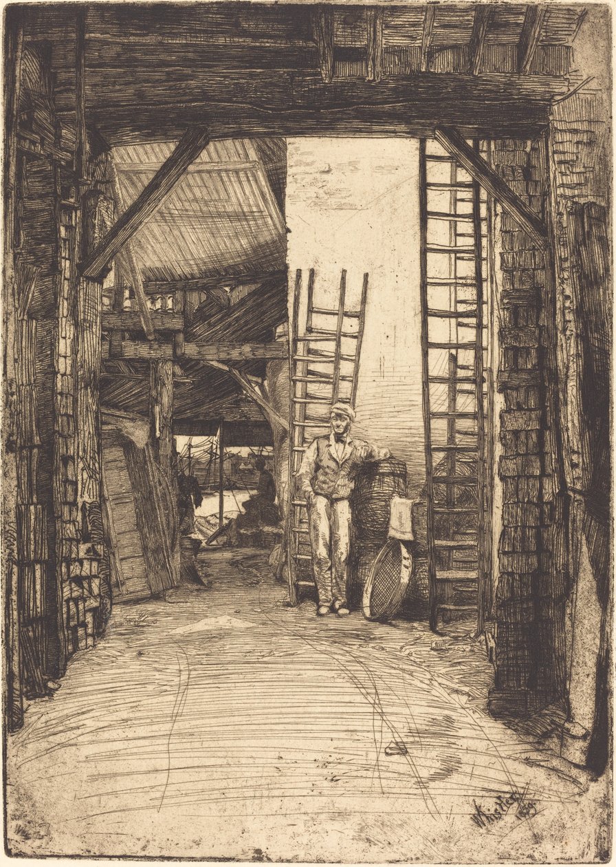 Wapiennik, 1859. autorstwa James Abbott McNeill Whistler