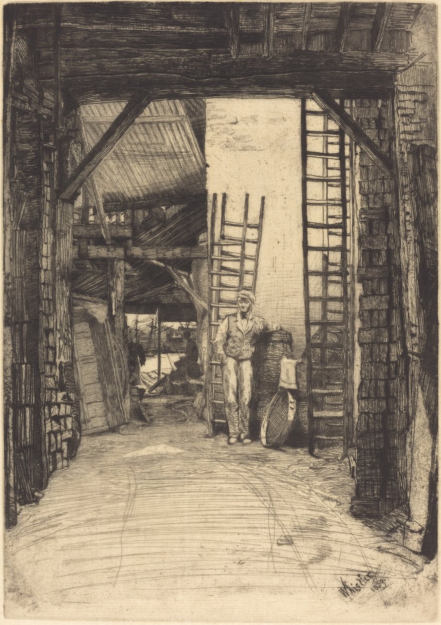 Wapiennik, 1859. autorstwa James Abbott McNeill Whistler