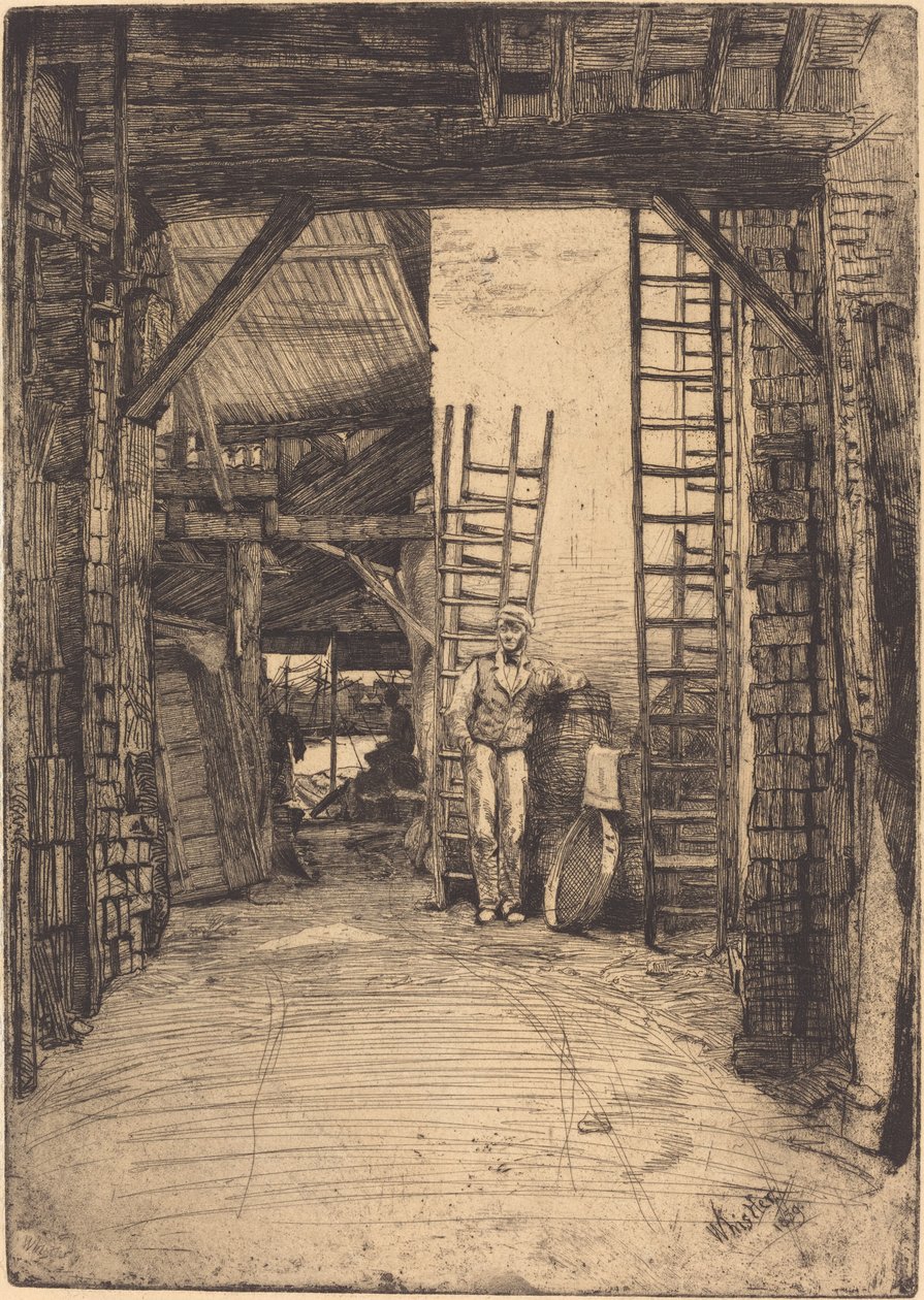 Wapiennik, 1859. autorstwa James Abbott McNeill Whistler