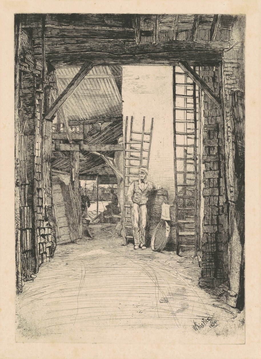 Wapiennik, 1859. autorstwa James Abbott McNeill Whistler
