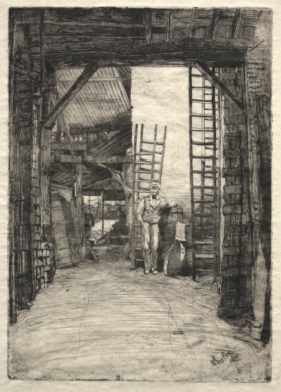 Wapiennik, 1859. autorstwa James Abbott McNeill Whistler