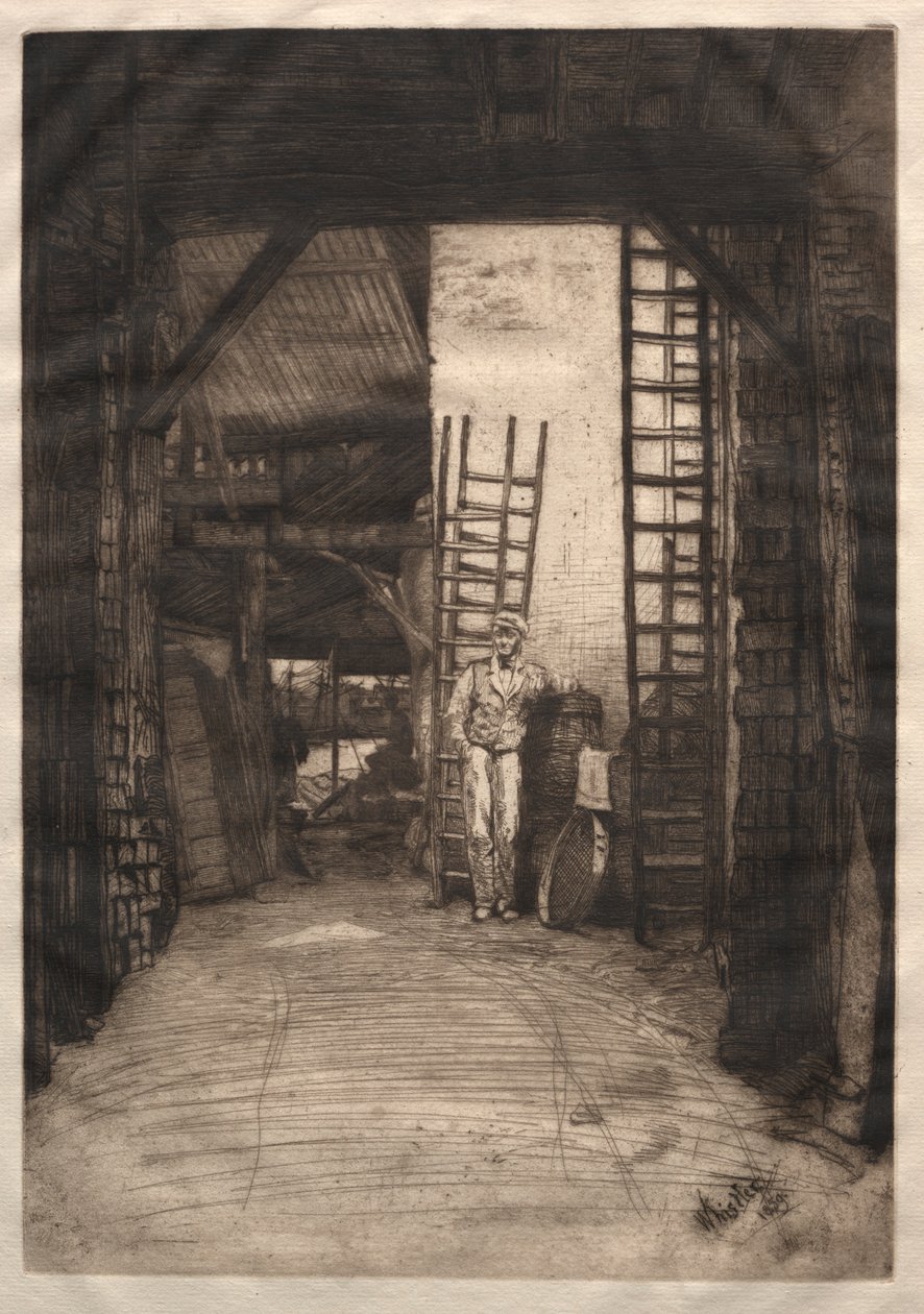 Wapiennik, 1859. autorstwa James Abbott McNeill Whistler