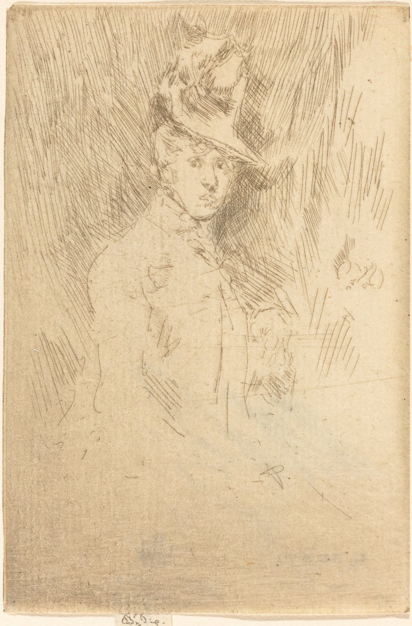 Mały Kapelusz. autorstwa James Abbott McNeill Whistler