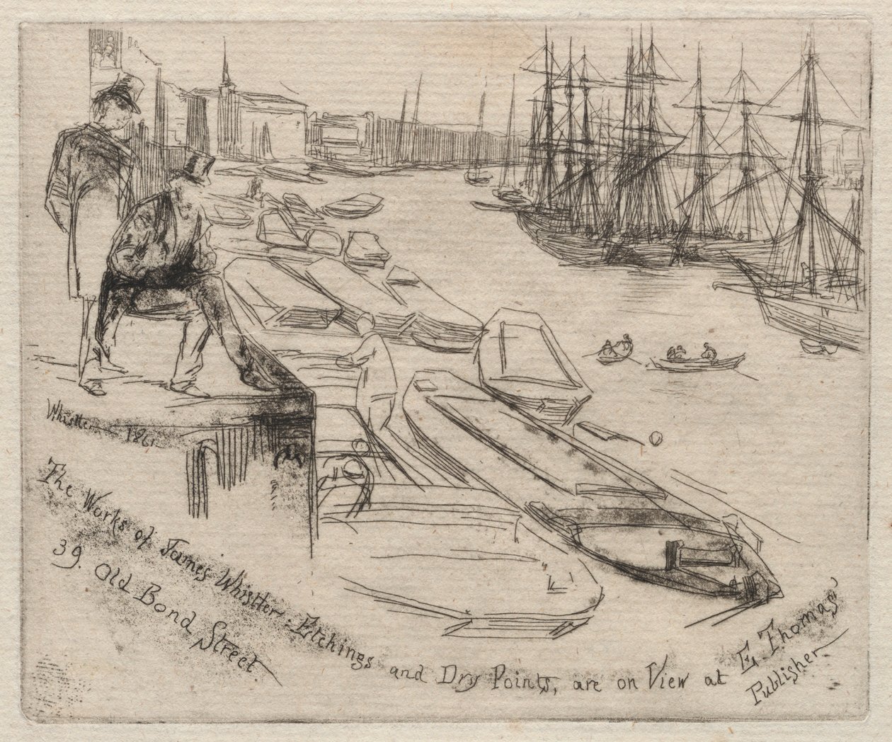 Mały Basen, 1861. autorstwa James Abbott McNeill Whistler