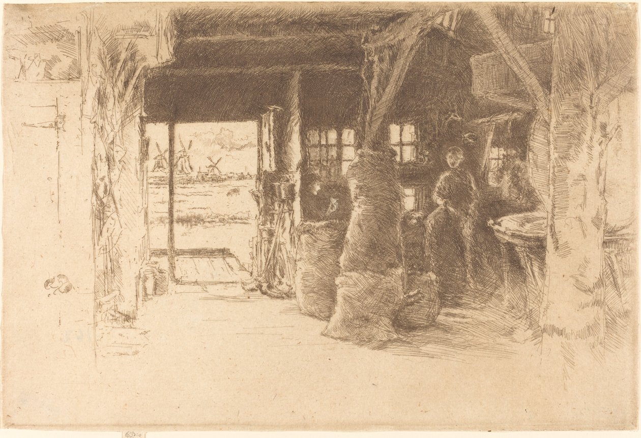 Młyn, 1889. autorstwa James Abbott McNeill Whistler