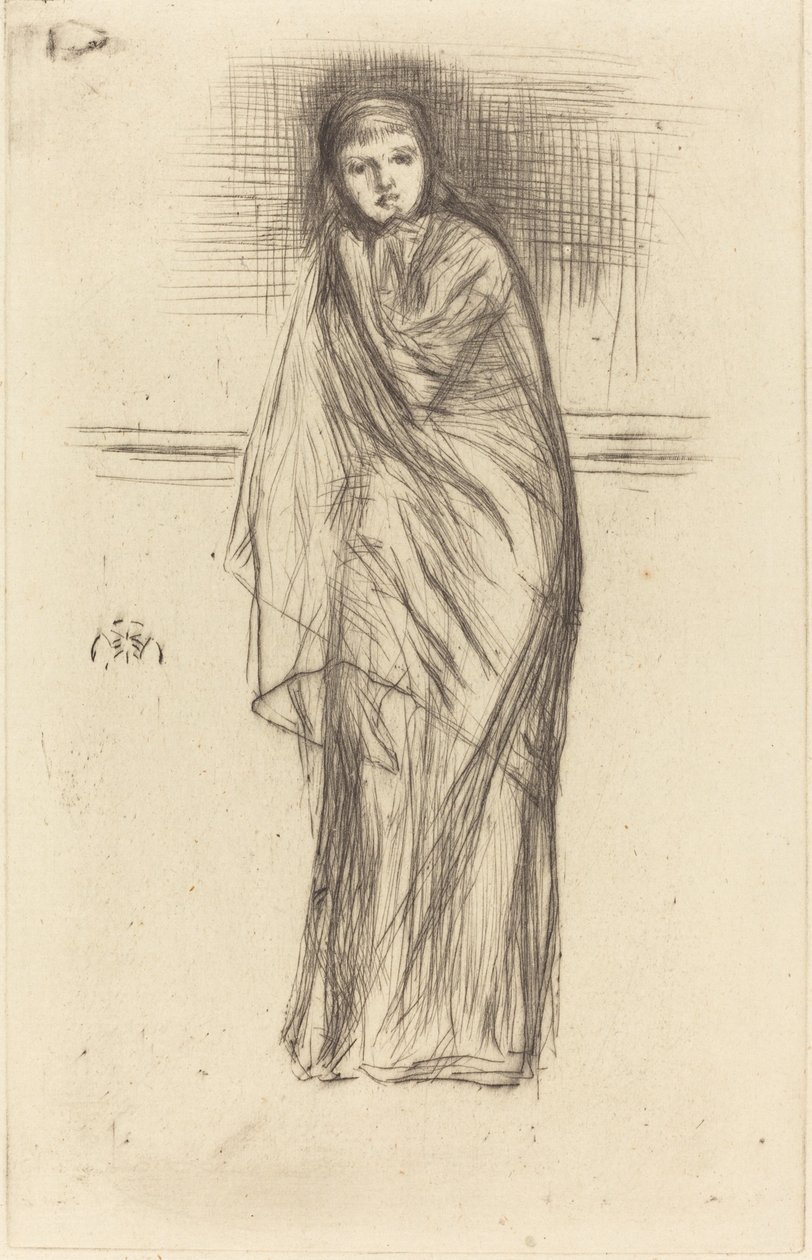 Model odpoczywający, 1870. autorstwa James Abbott McNeill Whistler