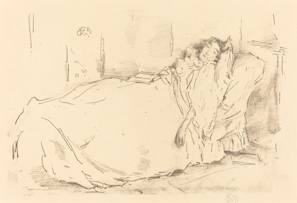 Siesta, 1896. autorstwa James Abbott McNeill Whistler