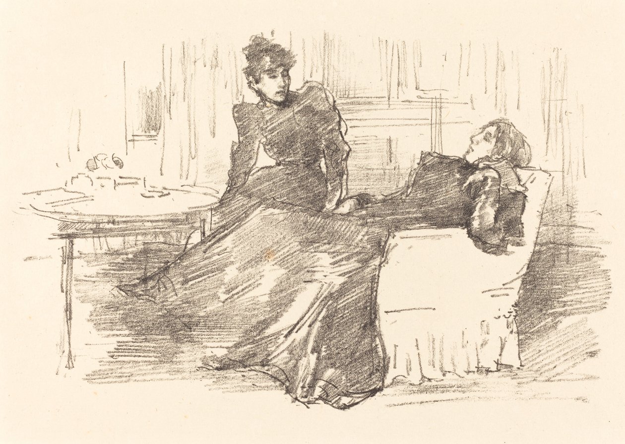 Siostry, 18941895. autorstwa James Abbott McNeill Whistler