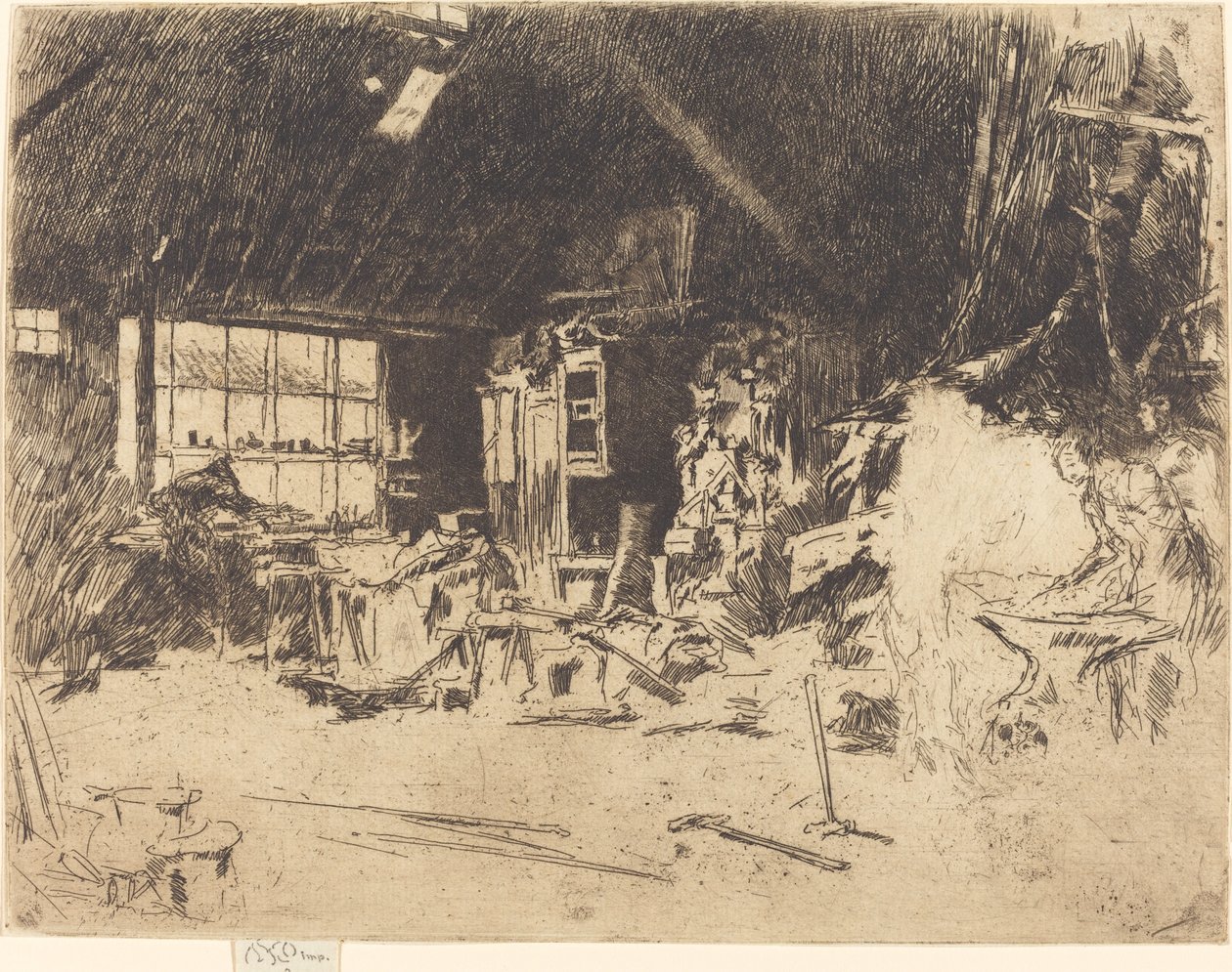 Kuźnia, ok. 1880. autorstwa James Abbott McNeill Whistler