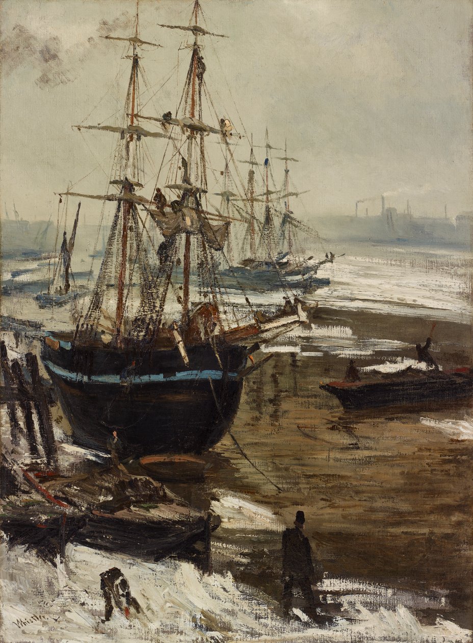 Tamiza w lodzie, 1860. autorstwa James Abbott McNeill Whistler
