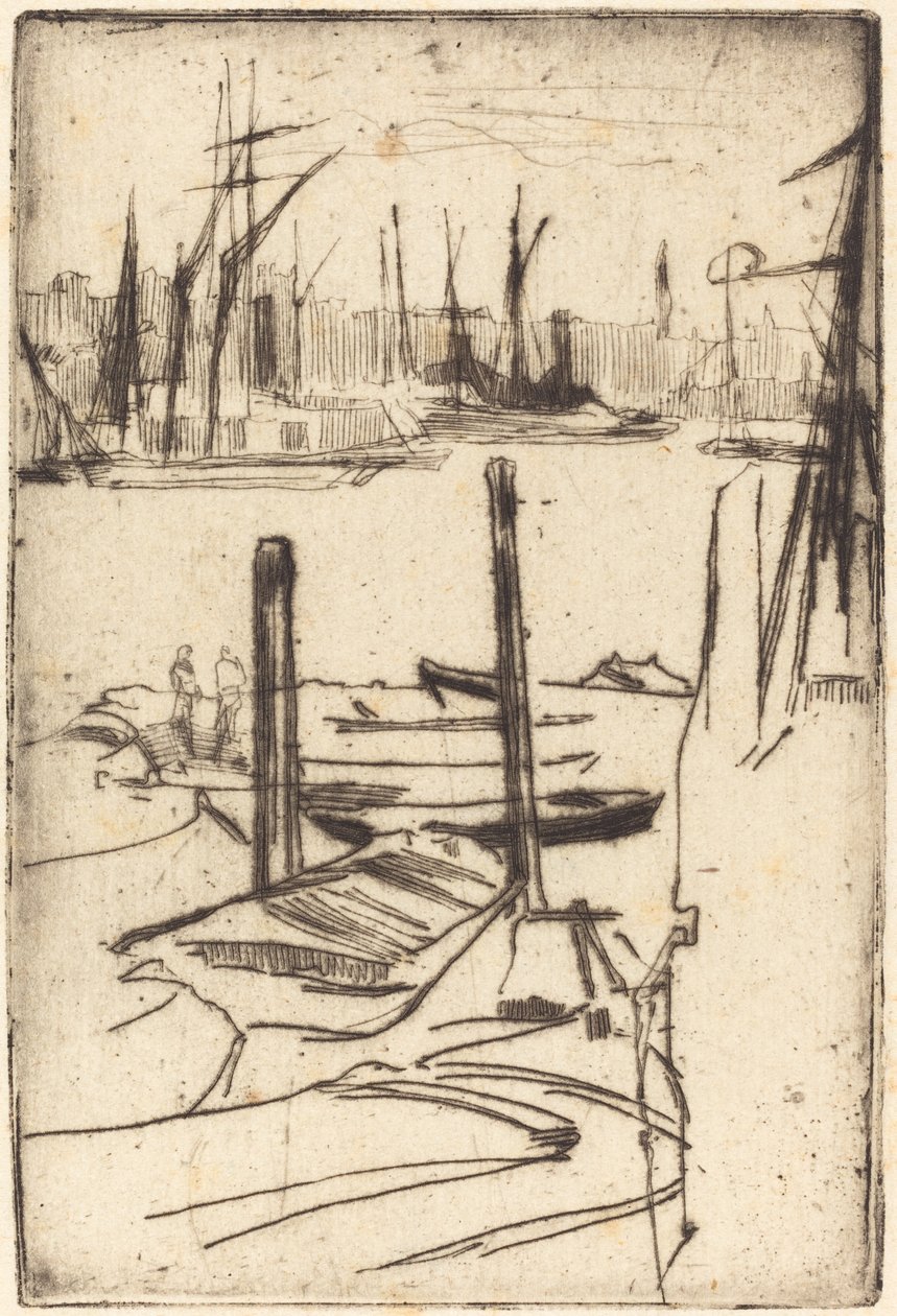 Mały Basen, 18761878. autorstwa James Abbott McNeill Whistler