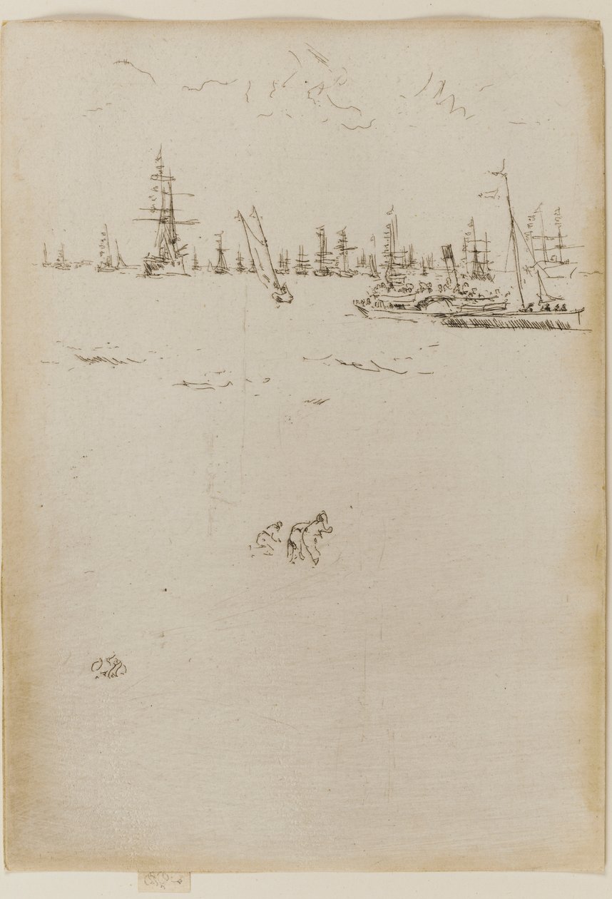 Łódź dla gości, 1887. autorstwa James Abbott McNeill Whistler