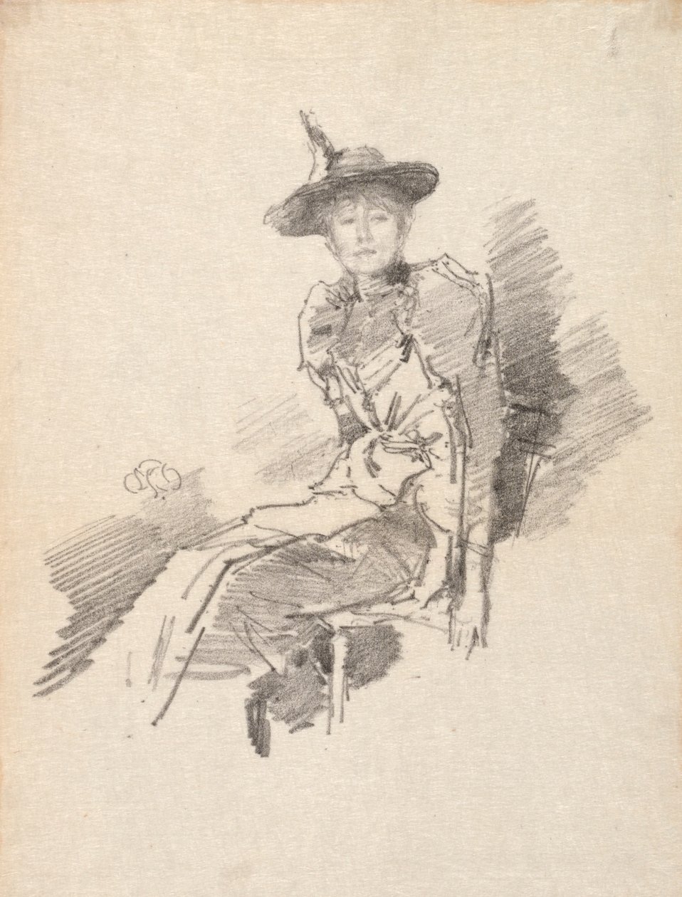Skrzydlaty kapelusz, 1890. autorstwa James Abbott McNeill Whistler