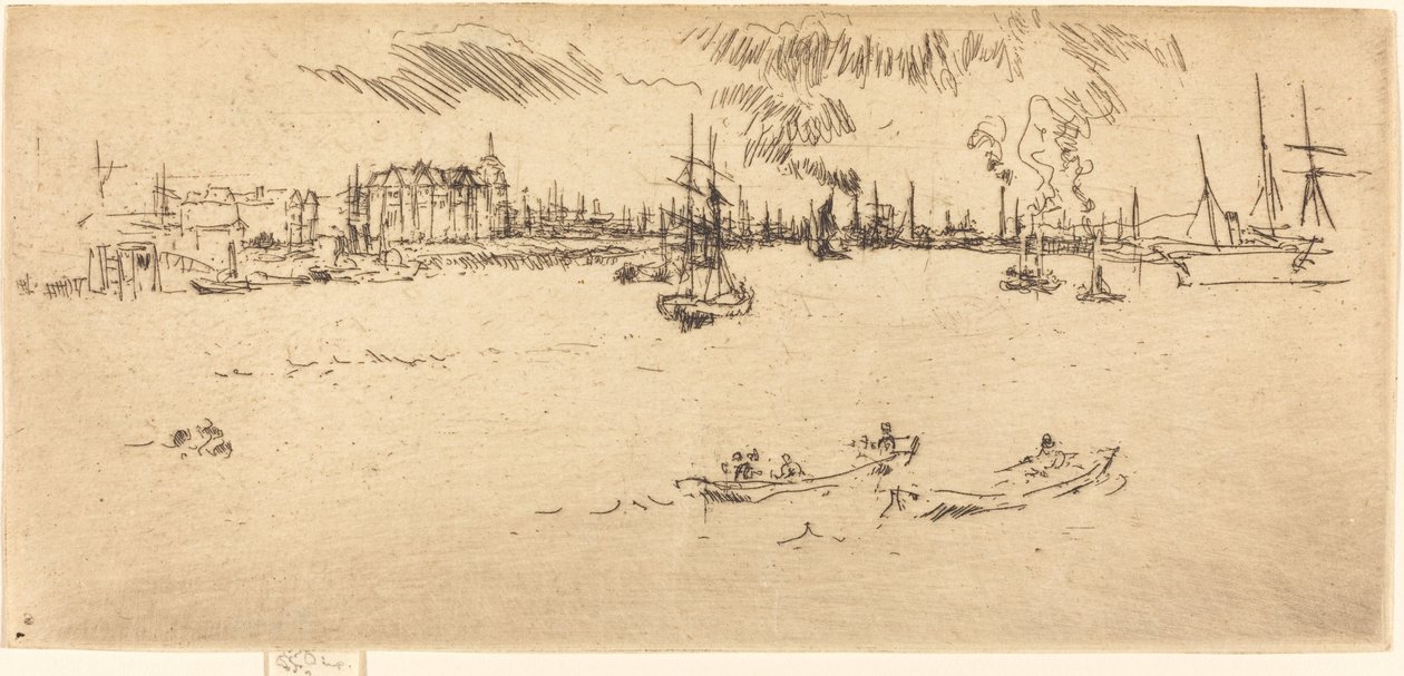 Tilbury, 1887. autorstwa James Abbott McNeill Whistler