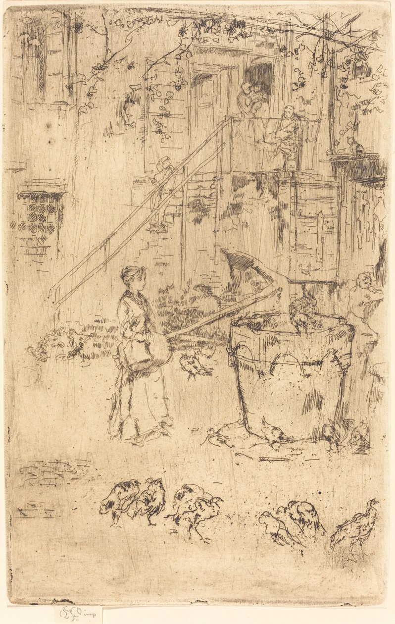 Indyki, 1880. autorstwa James Abbott McNeill Whistler