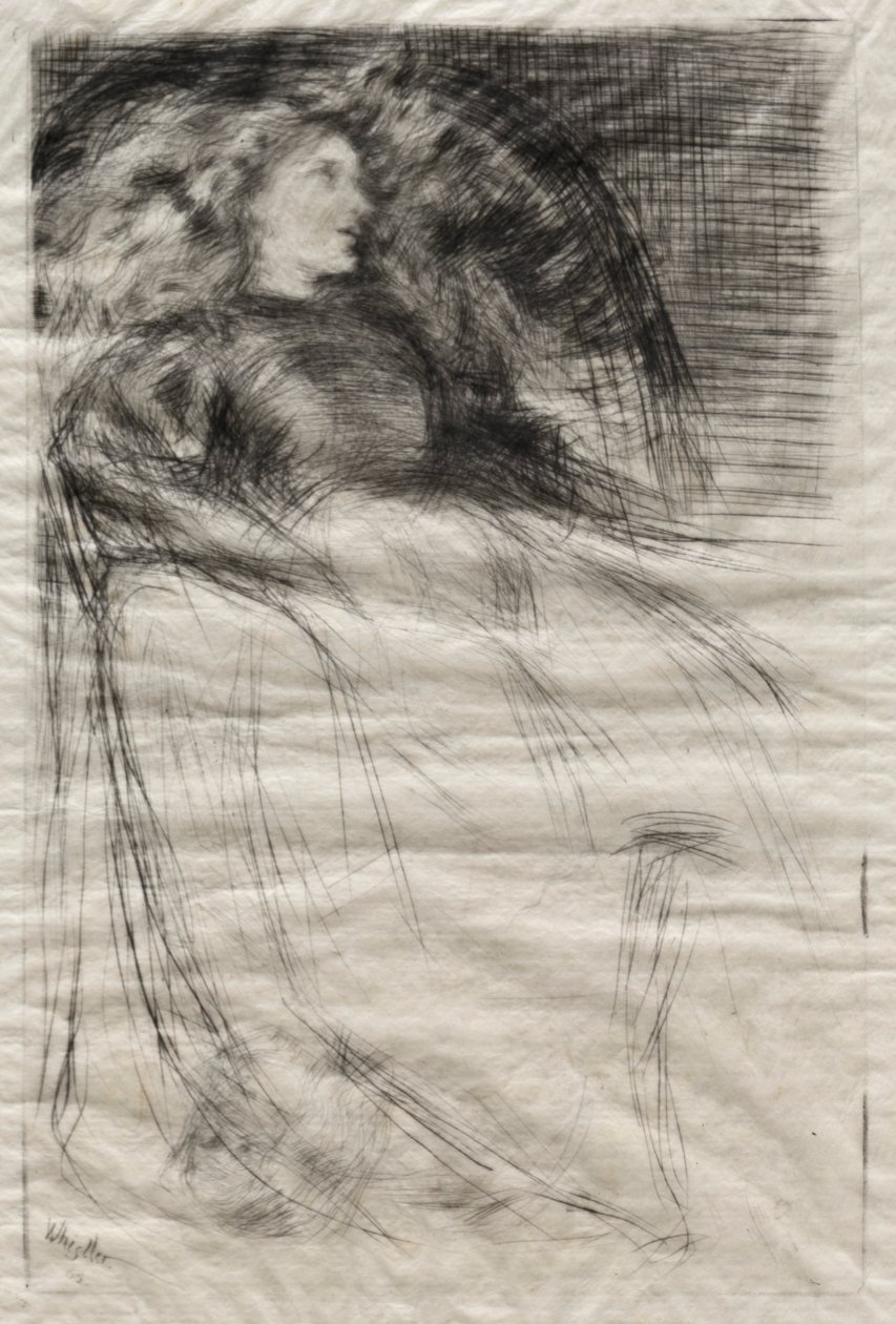 Zmęczony, 1863. autorstwa James Abbott McNeill Whistler