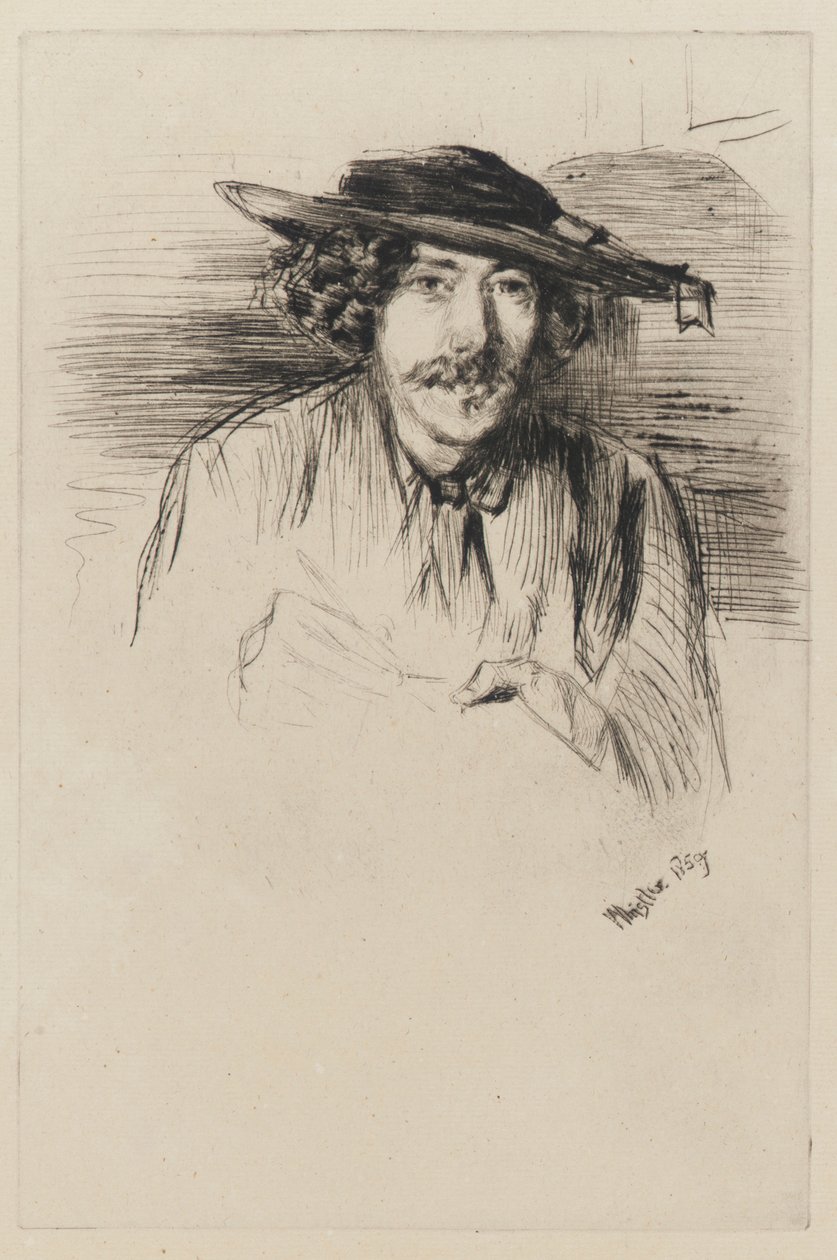 Gwizdek z kapeluszem, 1859. autorstwa James Abbott McNeill Whistler