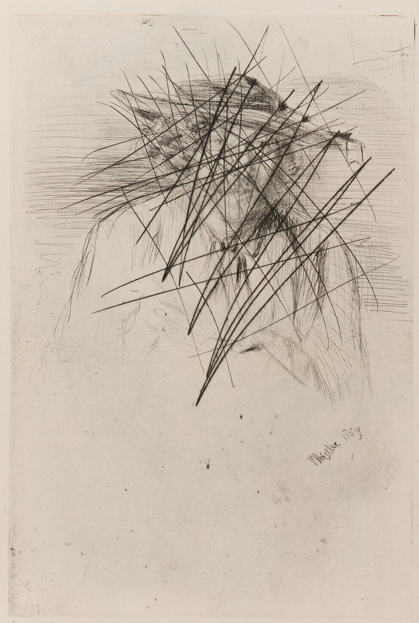 Gwizdek z kapeluszem, 1859. autorstwa James Abbott McNeill Whistler