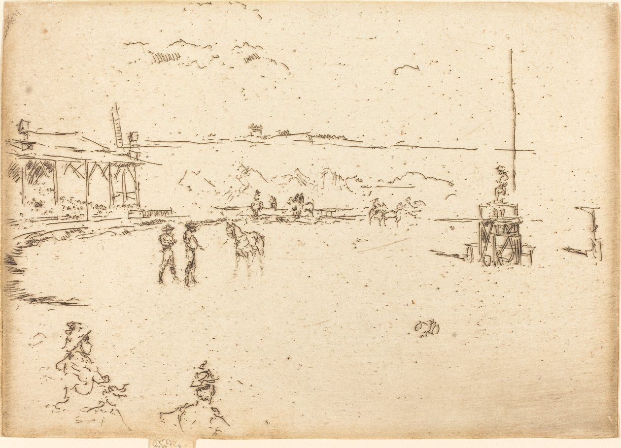 Dziki Zachód, Buffalo Bill, 1887. autorstwa James Abbott McNeill Whistler
