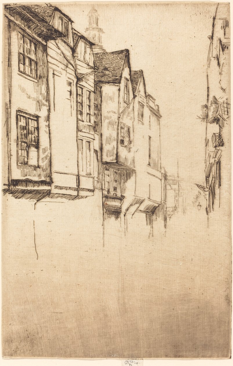 Wielka Ulica, 1877. autorstwa James Abbott McNeill Whistler