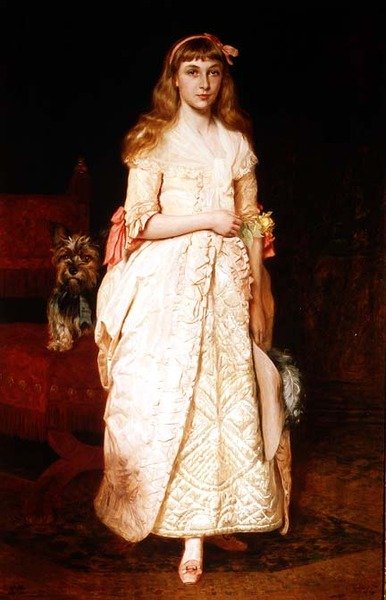 Róża: Portret Miss Rose Fenwick autorstwa James Archer