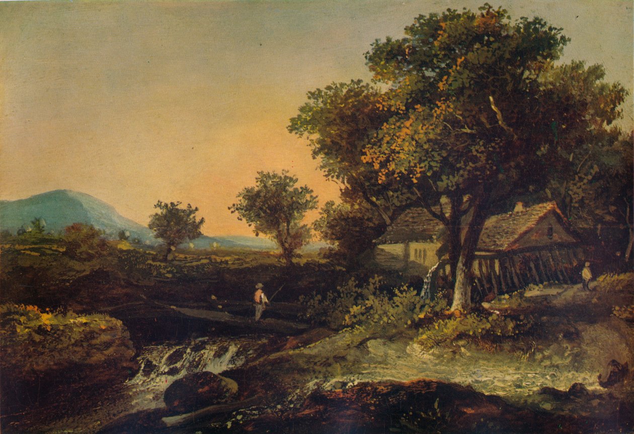 "Stary Młyn", ok. 1840 r. autorstwa James Arthur O