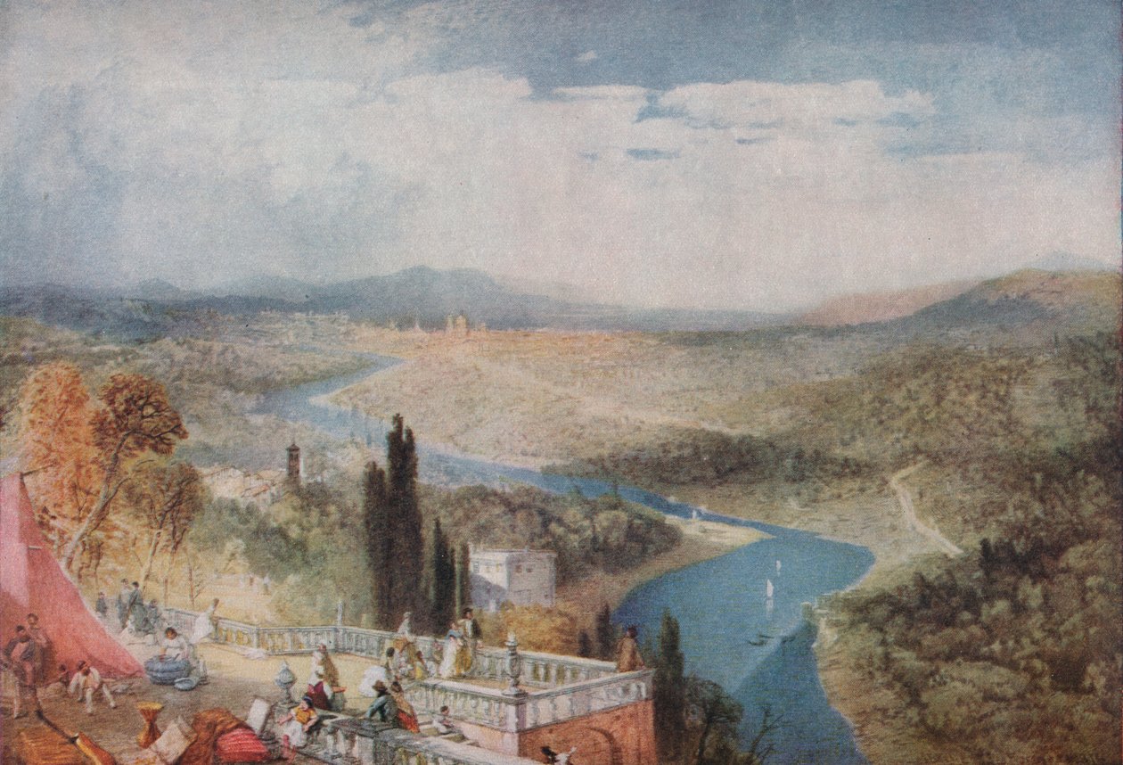 Florencja, 1839, 1918 autorstwa James Baker Pyne