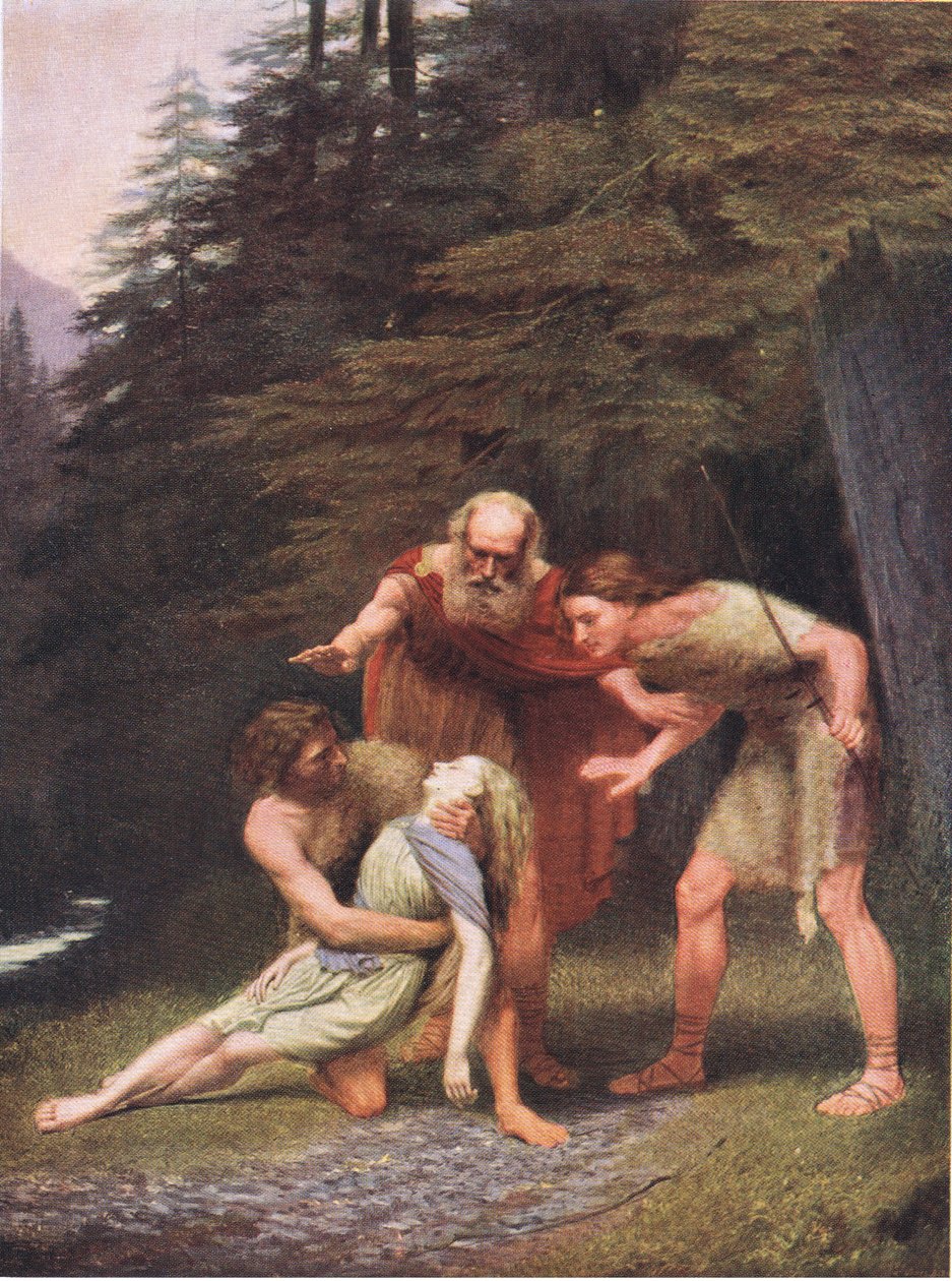 Arviragus i Imogen autorstwa James Barnes