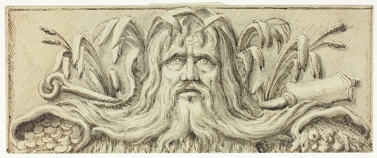 Głowa Neptuna autorstwa James Barry
